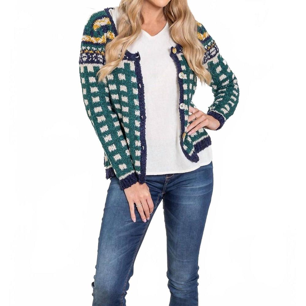NEW CIENNA abi cardigan in green